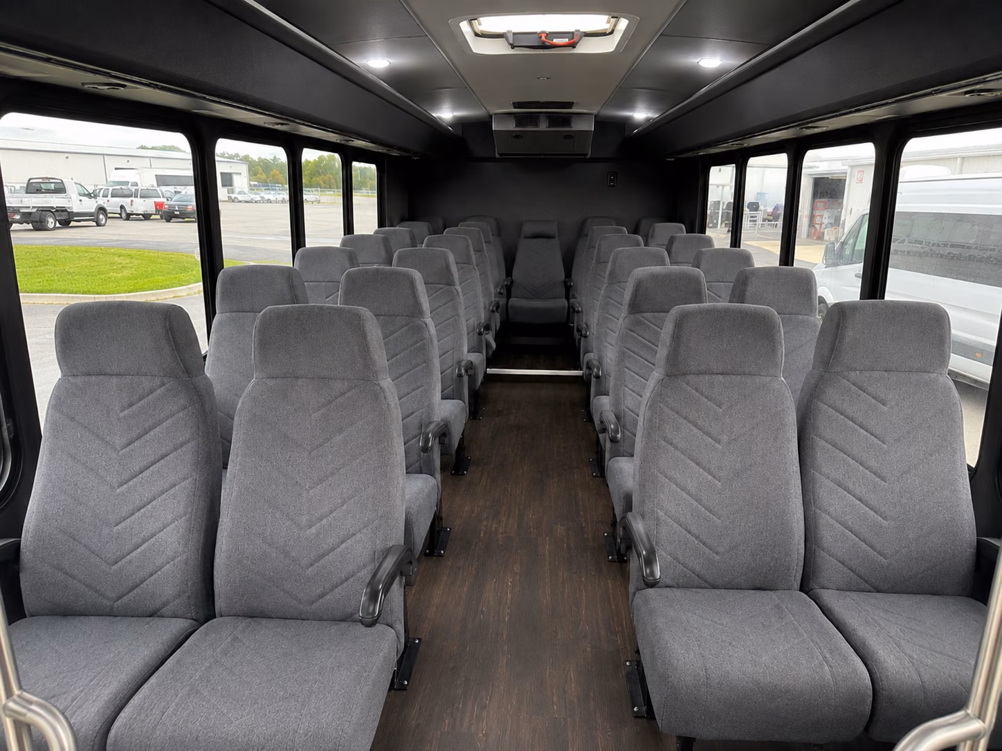 lubbock 20 passenger minibus inside