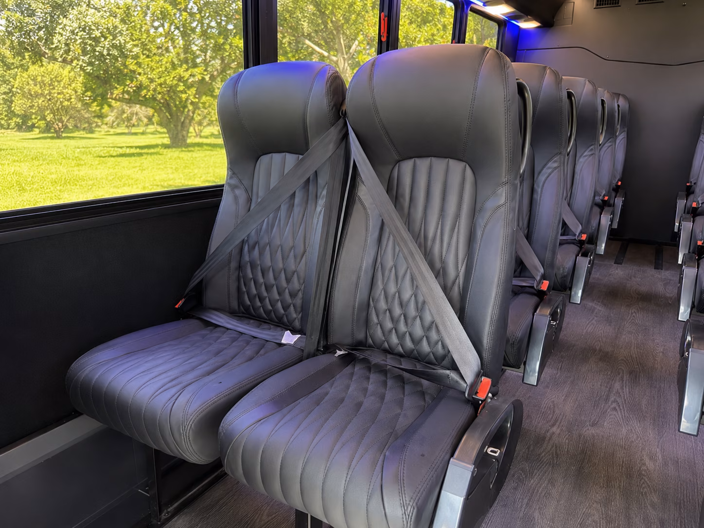 lubbock 20 passenger minibus interior