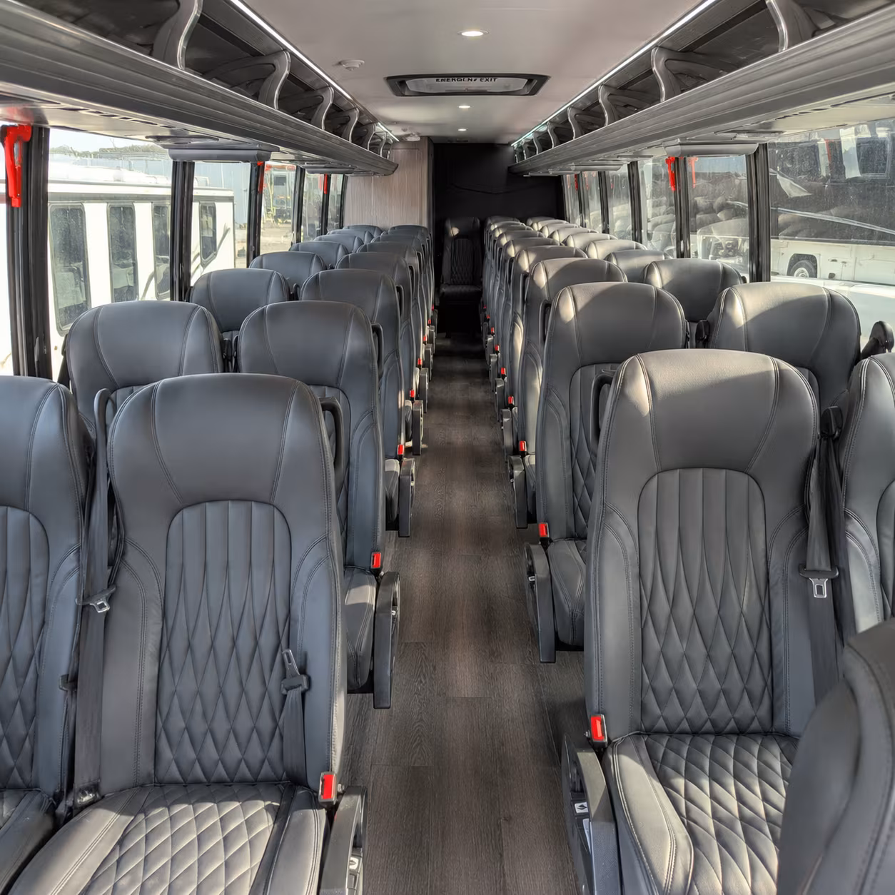 lubbock 30 passenger minibus inside