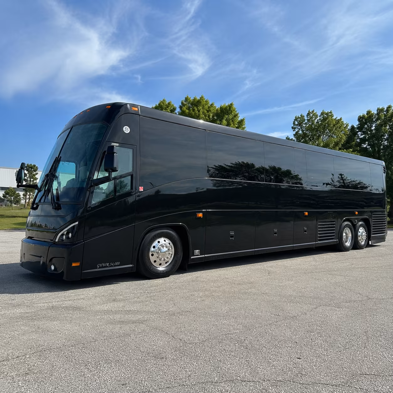 lubbock 47 passenger charter bus