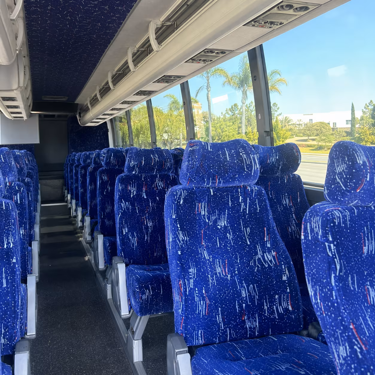 lubbock charter bus inside