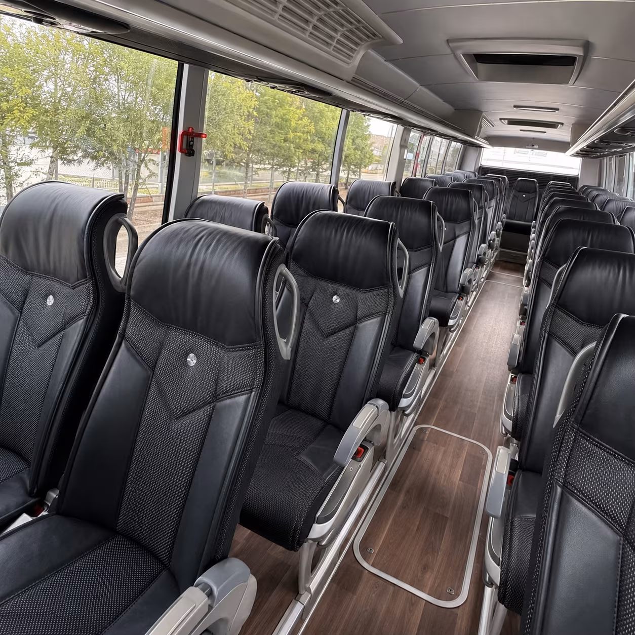 lubbock charter bus interior