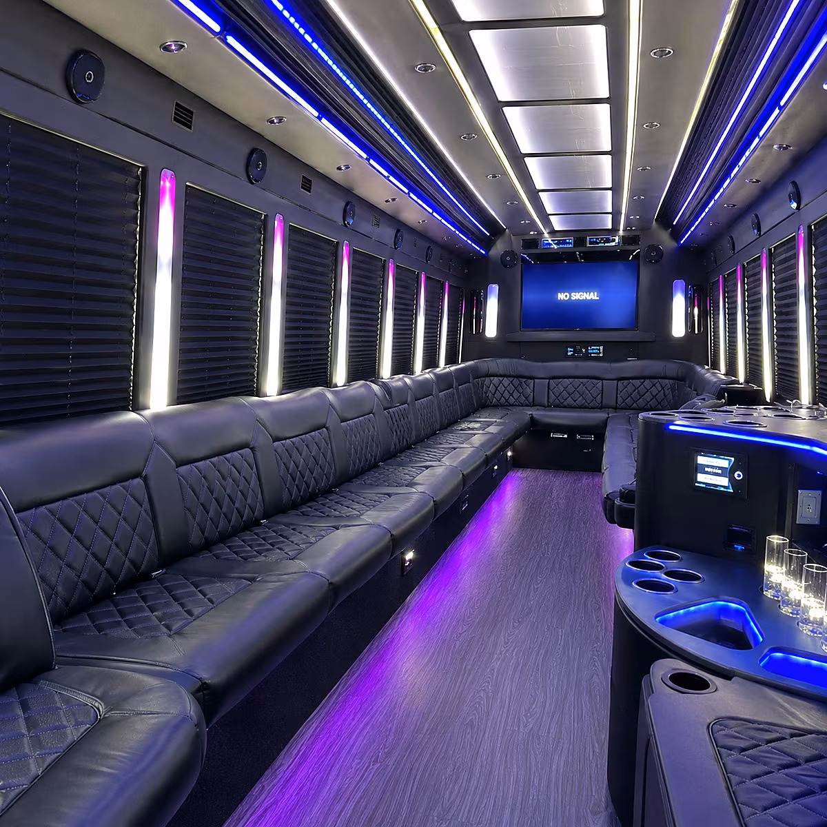 lubbock party bus inside