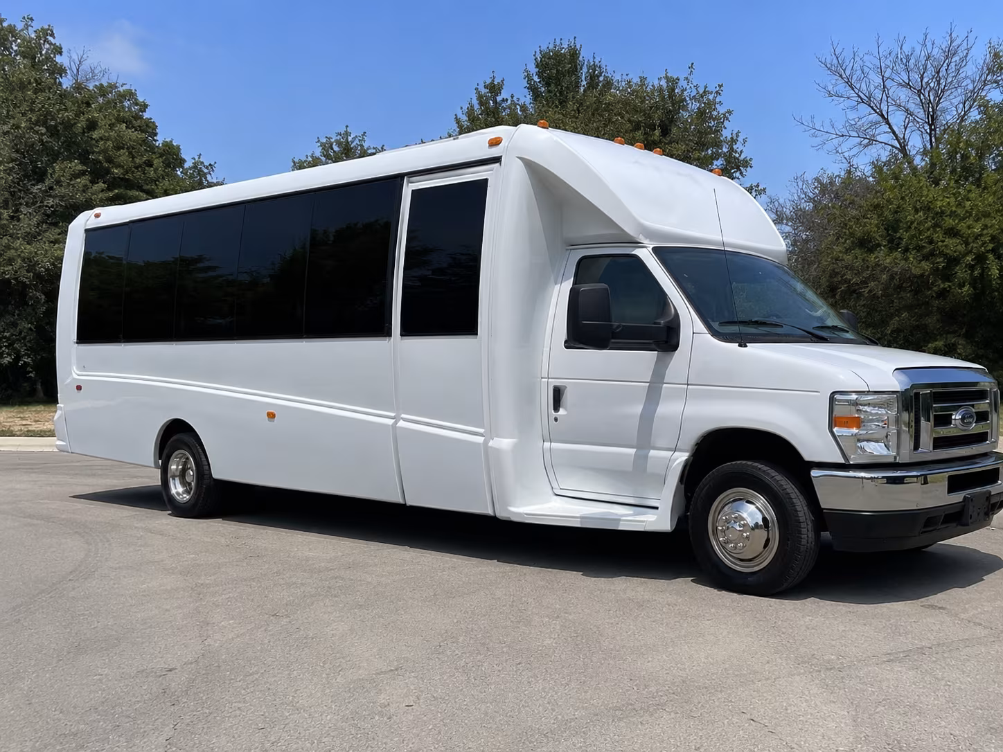 school field trip and university group buses in lubbock